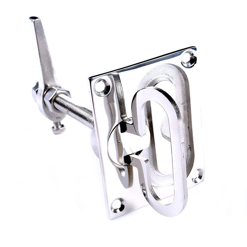 Mxeol Boat Cam Latch Marine Hatch Latches Flush Turning Lock Lift Handle Stainless Steel W/Fasteners - Image 5
